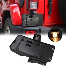Rear License Plate Mounting Holder Bracket Light For 2007-2018 Jeep Wrangler Jk