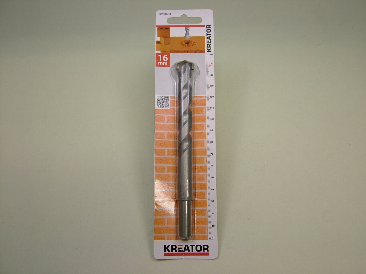 Masonry drill bit hardened steel tungsten carbide tip 16mm brick stone concrete