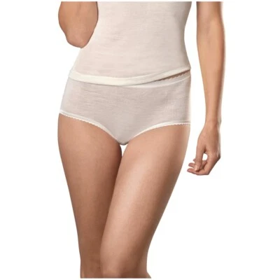 Conta Damen Taillenslip Schurwolle/Modal Unterhose Wollwäsche Feinstrick - Bild 1 von 4