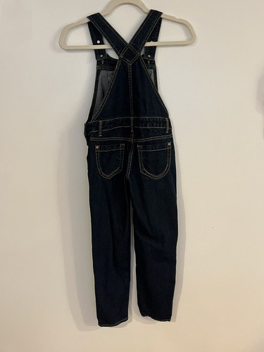 Jordache Girls Bib Overalls Jeans with Glitter Patches Size Large (10/12) - Picture 3 of 8