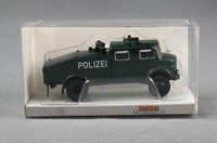 "Brekina 47180 H0,1:87 Mercedes La 1113 Wasserwerfer, 1966, DunkelgrüN \"Polizei\""