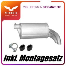 VW Sharan 1.9 2.0 TDI (2000-2010) Endschalldämpfer Auspuff Mit E-Prüfzeichen