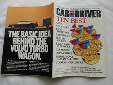 CAR AND DRIVER-JANUARY 1989 TEN BEST CARS