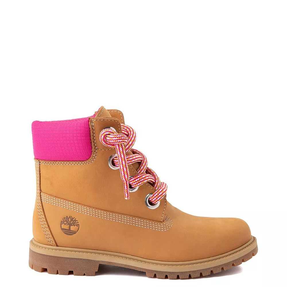 Estudiante letra incidente Womens Timberland 6&#034; Premium Boot Wheat Pink NEW | eBay