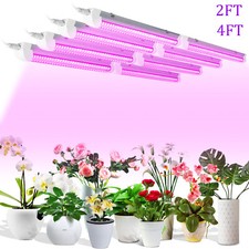 2FT 4FT T8 LED Grow Plant Light Kits 20W 40W Seed Starting Fixture Full Spectrum