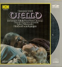 Verdi's Otello Laserdisc-Deutsche Grammophon-Mirella Freni/Jon Vickers/P Glossop