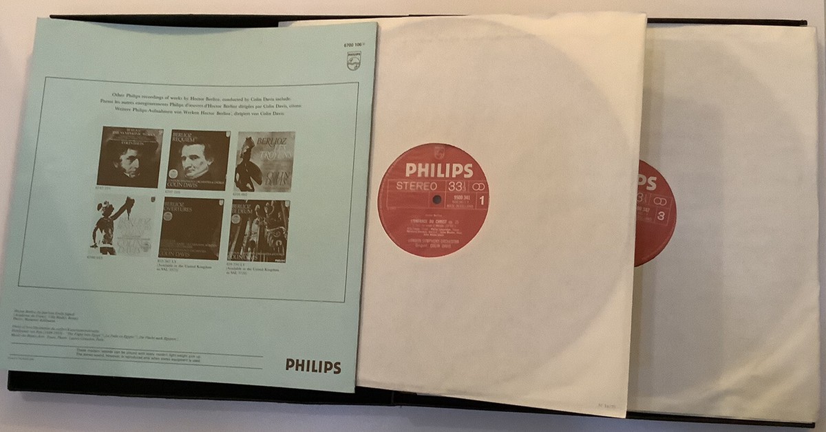 6700 106 - Berlioz L'Enfance Du Christ Colin Davis Philiips 2 x LP