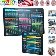 Comprehensive Instant Pot Cooking Times Magnet for Your Pressure Cooking Needs