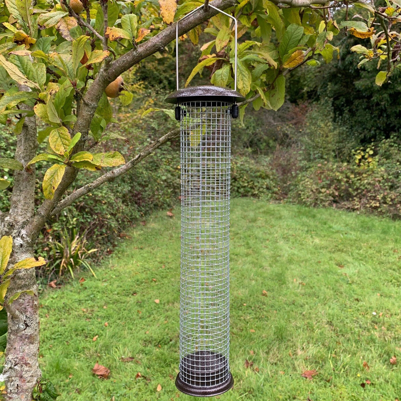 Large Hanging Garden Bird Peanut Nut Feeder for Wild Song Birds