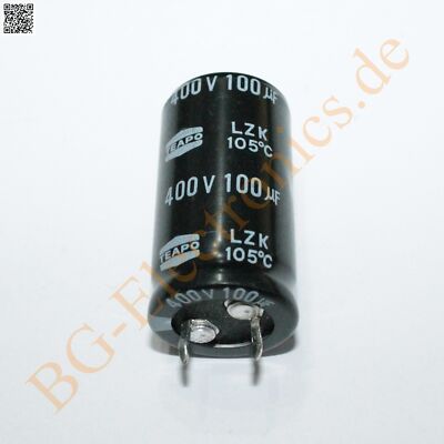 Elko Enfichable Condensateur De Démarrage LH 450 V 100 Mf / 22x35 MM - Foto 3