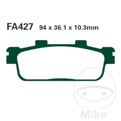 PAIR OF EBC PADS SFAC427 732.05.62 TGB 125 X Motion LC 4T 2009-2010