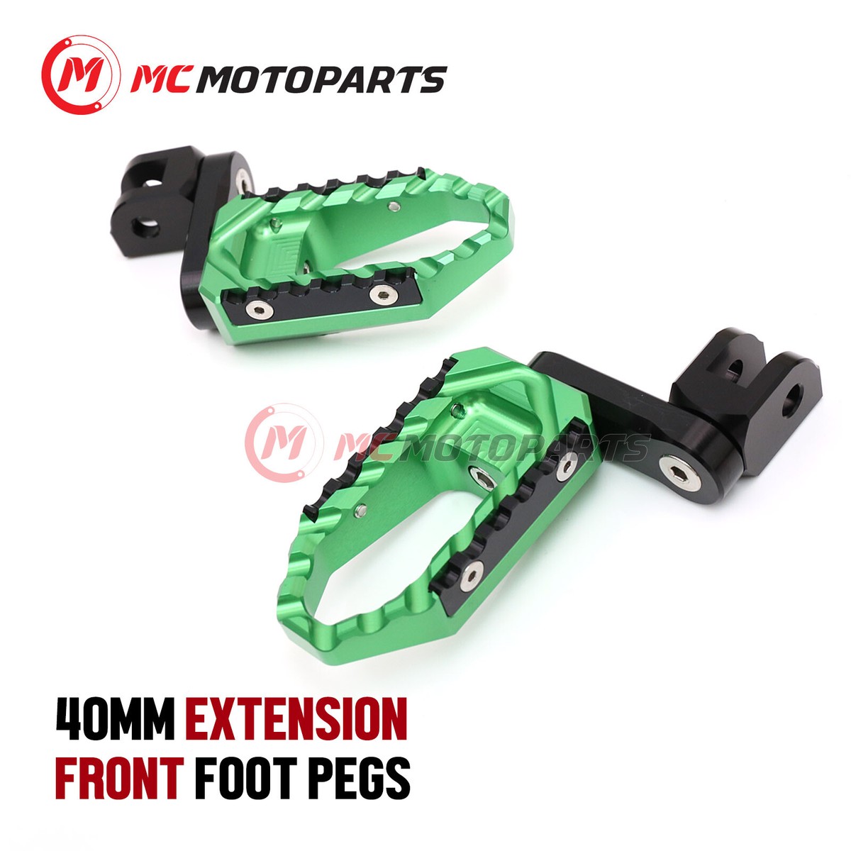 TRC 40mm Lowering Wide Rider Foot Pegs For Kawasaki Versys