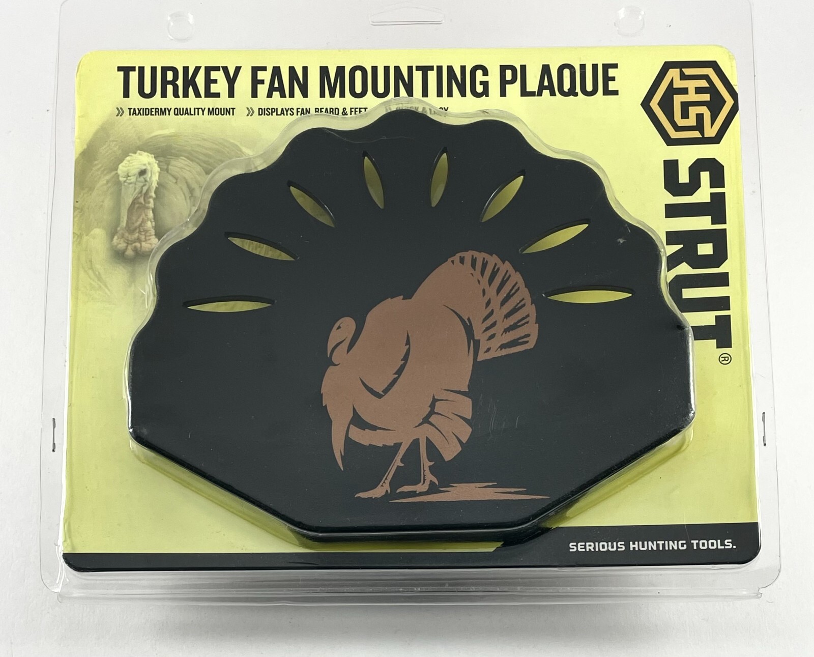 Hunters Specialties Turkey Fan Mounting Plaque Kit , Beard, Feet
