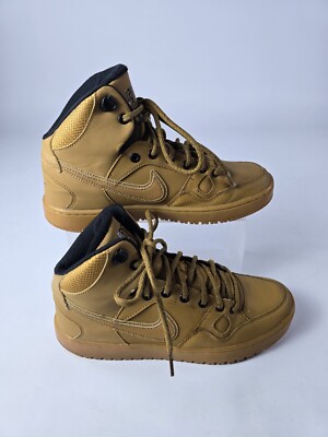 Nike 807242-770 Son Of Force Brown Wheat Mid Sneaker Boot Shoes M-7 W-9
