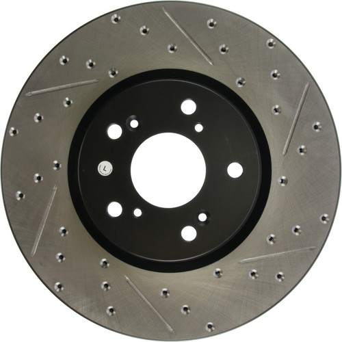 StopTech 04-08 Acura TL / 03-09 honda Element Slotted & Drilled Right Rear Rotor