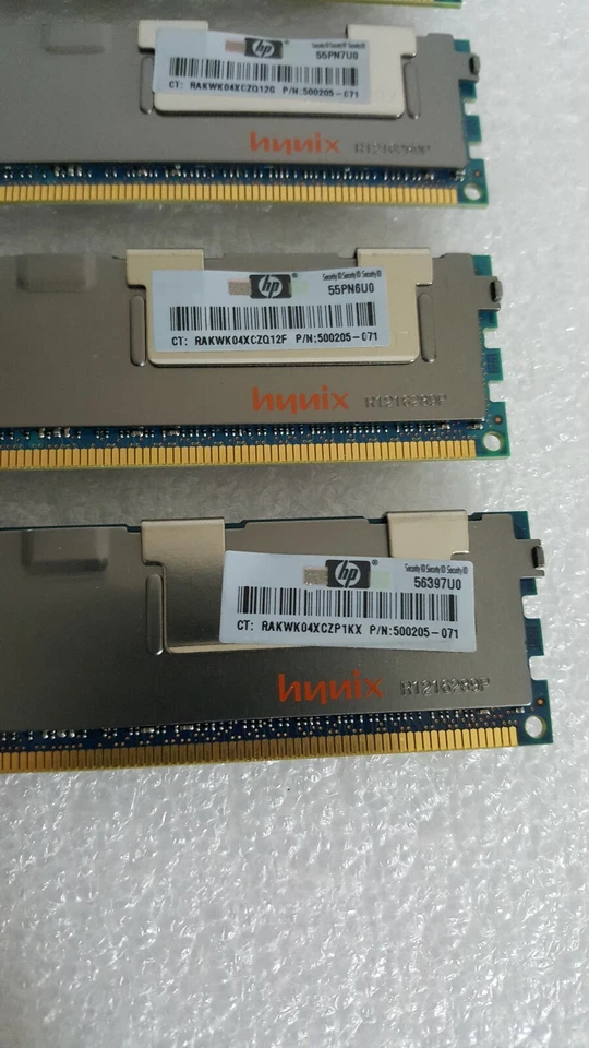SK Hynix 32GB (4x8GB) 2Rx4 PC3-10600R DDR3 HMT31GR7AFR4C-H9 Server Memory  - Image 3 of 3