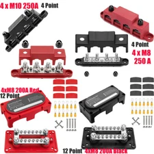 Auto & Marine Stud Power Distribution Busbar Bus Bar Earthing Block With Cover