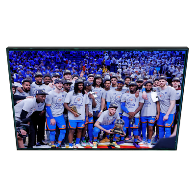 Oklahoma City Thunder 2025 Western Conference Champions FRAMED