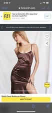 NWT Pink satin cami bodycon from Forever 21. SAME STYLE PICTURED. DIFF COLOR