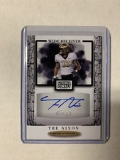 Tre Nixon RC 2021 SAGE HIT Autographs BLACK #A147