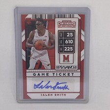 2020 Panini Contenders Draft Jalen Smith Rookie Auto Bulls RC Autograph Maryland