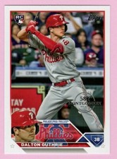 2023 Topps 582 Montgomery Club #398 Dalton Guthrie RC Philadelphi Phillies