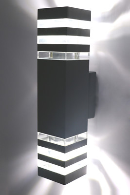 Outdoor 6W/10W/14W LED Wall Sconces Lamp Up/Down Light Fixture Balcony Basement