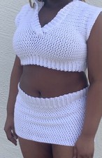 Crochet Skirt Set