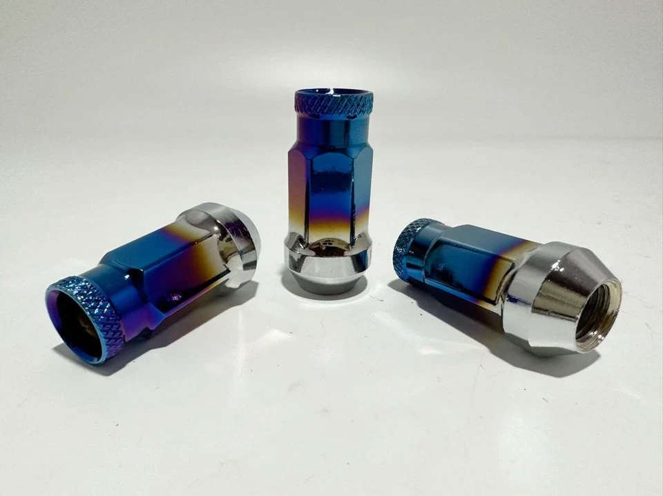 Baking Blue 12x1.5 Muteki SR48 Lug Nuts For Toyota Lexus Camry Corolla Matrix tC - Image 2 of 3
