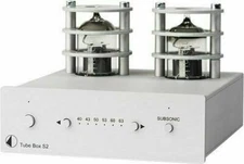 Pro-Ject Tube Box S2 Phono Preamplifier Black Silver