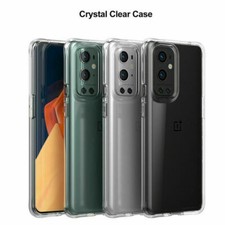 For OnePlus 9 Shockproof Clear Silicone Soft TPU Slim Case Screen Protector