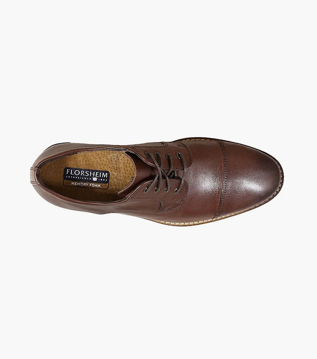 ?️ Florsheim Hanlan Cap Toe Oxford Brown Postino Cap Toe Oxford Men main image 2