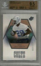 Joseph Addai 2006 Upper Deck SPX Rookie #0632/1299 BGS 9.5