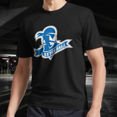Seton Hall Pirates Active Logo T-Shirt Funny Size Mode American T-shirt