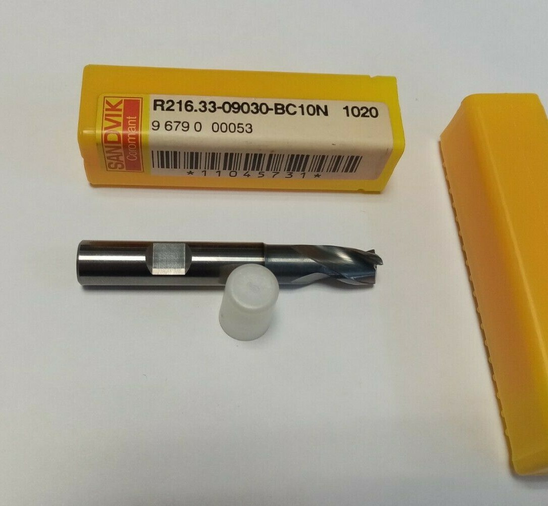 Fraise carbure 3 dents Ø 9 pour éliminer les vibrations en usinage