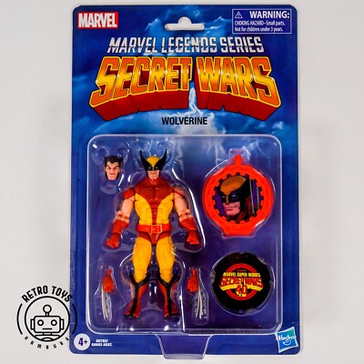 WOLVERINE SECRET WARS MARVEL LEGENDS SERIES 15cm Action Figure Comic X-MEN NEU