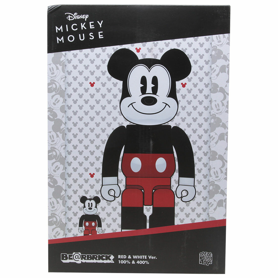 MEDICOM TOY - 【新品】BE@RBRICK MICKEY MOUSE(R&amp;W)100％400％ Medicom 400% + 100% Bearbrck ~ Mickey Mouse 2020 Red & White