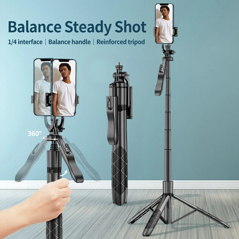 L16 1530mm Wireless Selfie Stick Tripod Stand Balance Stabilizer Live Foldable - image 2 of 4