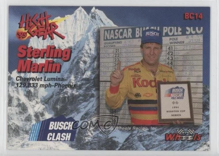 1995 Wheels High Gear Busch Clash Sterling Marlin #BC14 - Image 2 of 2