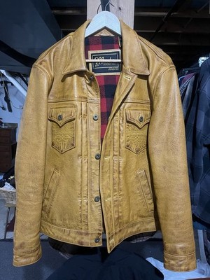 Master Supply Co. Goldrush Men's Leather Jacket Size XL