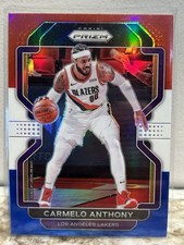2021-22 Prizm Carmelo Anthony Red White & Blue Prizm No. 11