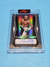 Floyd Mayweather Jr 2025 Leaf Authentics Metal on-card Auto SSP 5/7 Autograph
