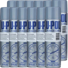 Isopon U-Pol Powercan Etch Primer Spray Paint Aerosol 500ml UPOL Rust x 12