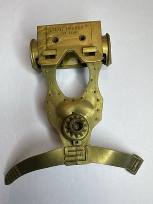 Vintage 1977 Hasbro GI Joe Super Joe Commander Figure Gold Power Vest - Untested