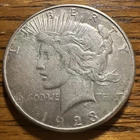 1923-S Peace Silver Dollar 90% - Almost Unc - San Francisco Mint