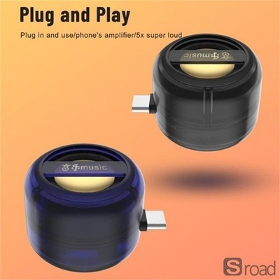 Mini Portable Bluetooth Speaker Type-C 5W Sound 6H Playtime For Phone