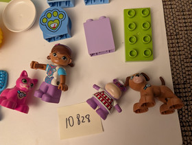 Lego Duplo Doc McStuffins - 10828 Docs Pet Care & 10605 Rosie the Ambulance 100%