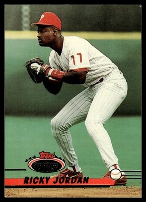1993 Stadium Club Ricky Jordan Philadelphia Phillies #229