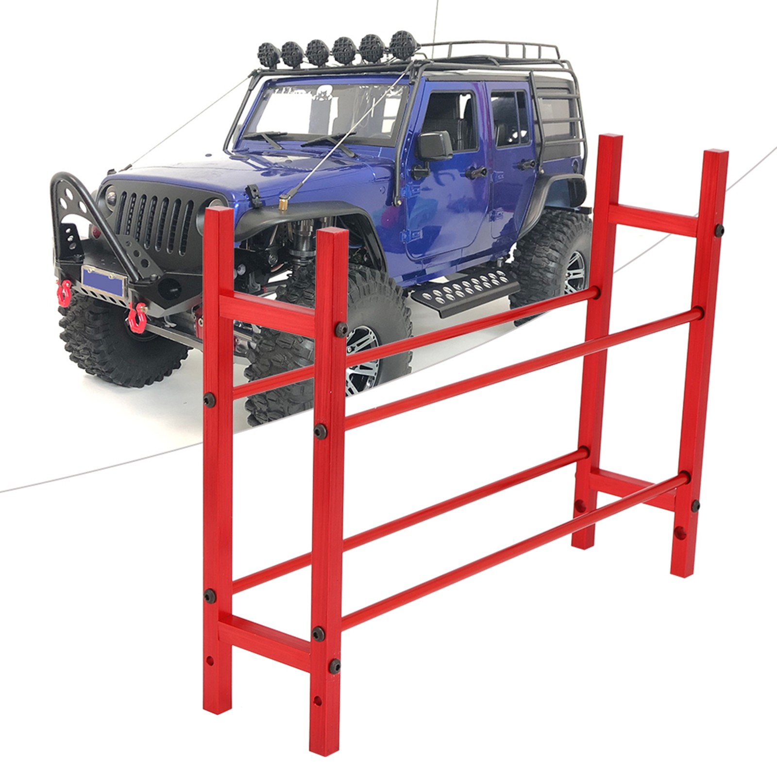 Double-layer RC Tire Rack Durable Aluminum Alloy Tire Storage Display For SCX10