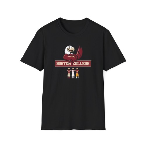 Boston College Eagles Unisex Softstyle T-Shirt. College Apparel NCAAF